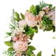 thumbnail image 5 of Corona de hortensia con peonías florecientes grandes, corona para puerta hecha a mano para decoración de pared del hogar (guirnalda de peonías) Adepaton CJWUS-3905, 5 of 9