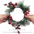 thumbnail image 2 of 2-pack Cranberry Pine Garland Cedar Garland Compatible With Christmas Decor, 2 of 5
