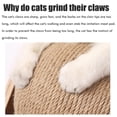 thumbnail image 4 of Sisal Rope Ball Cat Toy Scratching Cat Climbing Frame Pet Toy Interactive Game Scratching Tool Wooden Shelf, 4 of 8