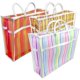 thumbnail image 1 of 3 Bolsas Con Fuelle para Compras, Malla de Alta Resistencia Reforzada con Ribete, Reutilizables y Ecologicas en Colores Surtidos, 1 of 4
