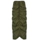 thumbnail image 4 of TRKIYQC Falda de Color Sólido para Mujer, Cordón Plisado Ajustable Elástico Cintura Alta Medio Vestido Casual Ropa Diaria TRKIYQC Casual, 4 of 9