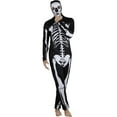 thumbnail image 6 of Unisex Adult Skeleton Halloween, Skeleton, Size: S/M, Prestigez, 6 of 8