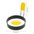 thumbnail image 3 of HOTBEST Egg Rings Huevos Paquete de 2 Moldes Cooking Rings, Pancake de Acero Inoxidable para Freír Huevos y Tortilla, 3 of 10