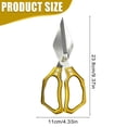thumbnail image 3 of Heavy Duty Kitchen Scissors, 9.37X4.33 inch Multi Function Kitchen Shears, Stainless Steel Cooking Shears, Ergonomic Handled Kitchen Cutters, All Purpose Shears for Meat Poultry Fish and Herbs, 3 of 7