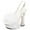14CM-White, variant on Women's Pink NightClub Sandals with for 14cm Heels for Dance 10365 Series Car Snow LFD