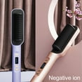 thumbnail image 3 of Cepillo Alisador De Cabello, PTC, Peine Alisador De Cabello De Iones Negativos LCD De Calentamiento Rápido Para Todo Tipo De Cabello, Menos Frizz Y Cabello Más Suave, 3 of 7