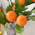 thumbnail image 4 of Ramas Artificiales de Mandarina Modelo de Fruta Realista de Alta Simulación para Jarrón Decoración de Fiesta en Casa ANGGREK Otros, 4 of 8