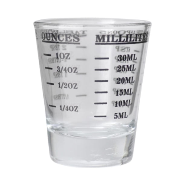 Copa de espresso, copa de vino de vidrio pesado para coctelería, copa de onza para licores y vino. 45 ml