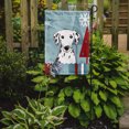 thumbnail image 2 of Caroline's Treasures BB1706GF Winter Holiday Dalmatian Flag Garden Size , Small, multicolor, 2 of 3