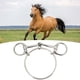 thumbnail image 5 of Broca De Boca De Caballo, Broca De Boca De Filete De Acero Inoxidable De 5 Pulgadas Suave Para Ganado Crtynell Horse Snaffle Bit, 5 of 8