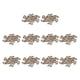 thumbnail image 4 of Letreros navideños decorativos, adornos navideños de madera, elegantes adornos navideños de bricolaje, juegos de adornos para árboles de Navidad hechos para durar, 4 of 12