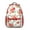Red-21, variant on Artistic Botanical Student Backpack - Durable Bookbag with Padded Straps