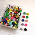 thumbnail image 3 of 300pcs Push Pins with Plastic Heads and Steel Tips for Decorative Notice Board and Office Map, Mixed Colors, 10 x 10 mm, 3 of 5