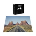 thumbnail image 4 of Ambesonne Arizona Jigsaw Puzzle, Long Road at Valley Trip, Heirloom-Quality Fun Activity for Family Durable Cardboard, 1000 pcs, Multicolour, 4 of 6