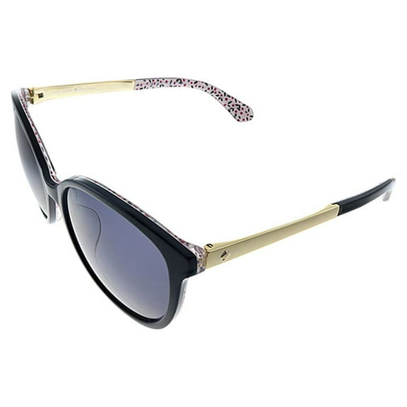 Kate Spade Karlena/F/S Plastic Womens Cat-Eye Sunglasses Black 58mm Adult