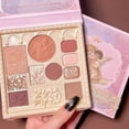 thumbnail image 3 of Fiudx Paleta de Sombras de Ojos con Relieve, Set de 10 Colores Mate con Brillo, Espejo Autoadhesivo, Maquillaje Versátil para Contorno de Rubor, Apto para Todo Tipo de Piel, Pigmentación de Larga Dur, 3 of 6