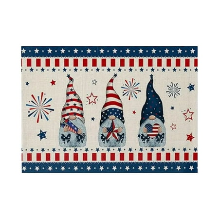 

C Independence Day Placemat Home Kitchen Decoration Dining Mat C #Jm7Q5
