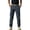 Dark Gray, variant on Cargo Pants for Men, Straight Leg Elastic Waist Relaxed Fit, Fall Outdoor Hiking Work Trousers, 30-38