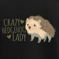 thumbnail image 3 of CafePress - Crazy Hedgehog Lady Pajamas - Women's Short Sleeve Print T-Shirt and Pants Dark Cotton Pajama Set, 3 of 7