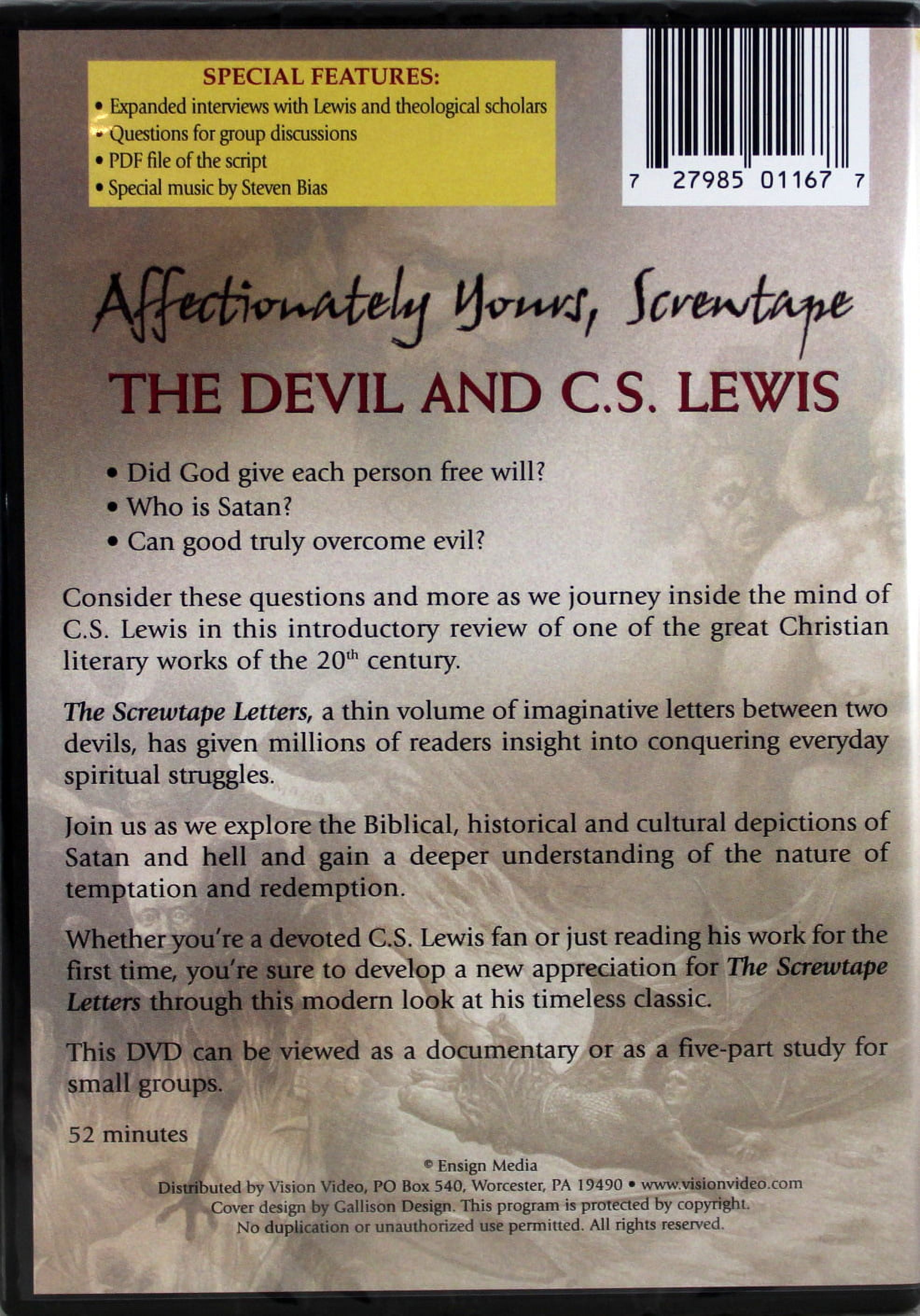 Affectionately Yours Screwtape: Devil & C.S. Lewis (DVD), Vision Video, Documentary