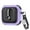 Purple, variant on Allytechgroup for AirPods 3rd Gen (2021) Case with Keychain, Compatible with AirPods 3rd Gen, Compatible with MagSafe, Powerful Drop Protection for Women Men, Black