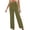 Green, variant on HUPOM Medieval Pants Womens Pants Chinos High Waist Rise Full Straight-Leg Black 2XL