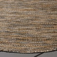 thumbnail image 3 of Safavieh Courtyard Mitre Geometric Indoor/Outdoor Area Rug, Dark Gray/Rust, 6'7" x 6'7" Round, 3 of 10