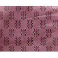 thumbnail image 4 of oneOone Georgette Viscose Fabric Triangle Block Printed Craft Fabric BTY 42 Inch Wide, 4 of 4