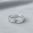thumbnail image 4 of 925 Sterling Silver Multi-Band Interlocking Ring for Women, Fidget Ring Anxiety Ring, Triple Row Rolling Interlocking Stacking Rings, High Polish Rings for Women, Men_11, 4 of 5
