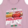 thumbnail image 3 of Disney Cars - Christmas - On The Highway To Holiday Fun - Women's Racerback Tank Top, 3 of 5