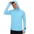 thumbnail image 6 of Riecok Long Sleeve Shirts for Men UPF50+ Sun Protection Pullover Breathable Quick Dry Tops with Thumbholes Hiking Clothes Light Blue 4XL, 6 of 8