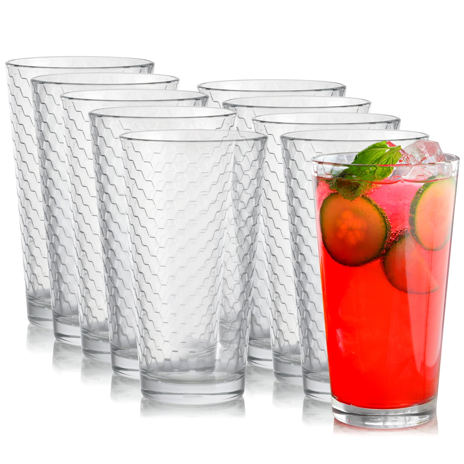 10Piece 16.75 oz. Cooler Glass Set