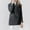 Black, variant on AOOCHASLIY Women Coat Womens Winter Clothes Plus Size Warm Lapel Leather Cotton Coat Long Sleeve Jacket
