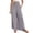 Light Ashy, variant on Comdrip Palazzo Pants for Women Plus Size, Women's Textured Elastic High Waisted Wide Leg Pants with Flared Design Simple and Elegant Temperament Commuting Casual Pants Culottes for Women Beige L