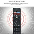 thumbnail image 4 of CHOK Télécommande de Remplacement pour TV Compatible avec Plusieurs Modèles Télécommande Durable et Portable avec Application NETFLIX VUDU YOUTUBE Noir, 4 of 6