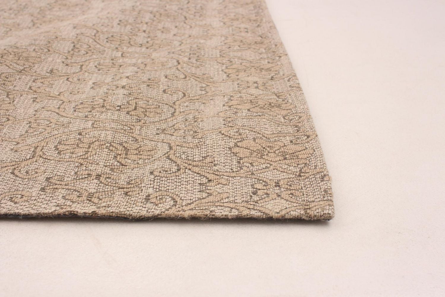 ECARPETGALLERY 4'9" x 6'9" Contemporary Collage Handmade Area Rug for Living Room