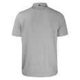 thumbnail image 3 of Men's Cutter & Buck  Heather Gray Miami University RedHawks Big & Tall Forge Eco Stripe Stretch Recycled Polo, 3 of 3
