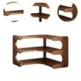 thumbnail image 6 of yotijay Desktop Corner Organizer Shelf Wood Shelf for Apartment Hotel Dressing Table 35x35x31cm, 6 of 9