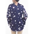 thumbnail image 2 of Women's Woven Fashion Top NAVY PRINTED, 2 of 3