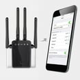 thumbnail image 4 of Extensor de WiFi, extensor de rango WiFi, amplificador de internet inalámbrico, repetidor de señal inalámbrica con puerto Ethernet, extensor de internet WiFi para dispositivos domésticos, suministros, 4 of 9
