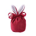 thumbnail image 1 of Easter Candy Bag Super Soft Bunny Ears Design Fine Texture Non-Fading Wear Resistant Decorative Cloth Easter Rabbit Candy Storage Bag Gift Pouch Decor, 1 of 5
