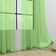 thumbnail image 4 of Panel de Cortina Semitransparente de Poliéster | Cortinas Transparentes de Doble Hilo con Bolsillo para Barra, Que Filtran La Luz Entre Un 40 y Un 70 % de Privacidad | 210 X 132 Cm, Negro, Verde, Azu, 4 of 6