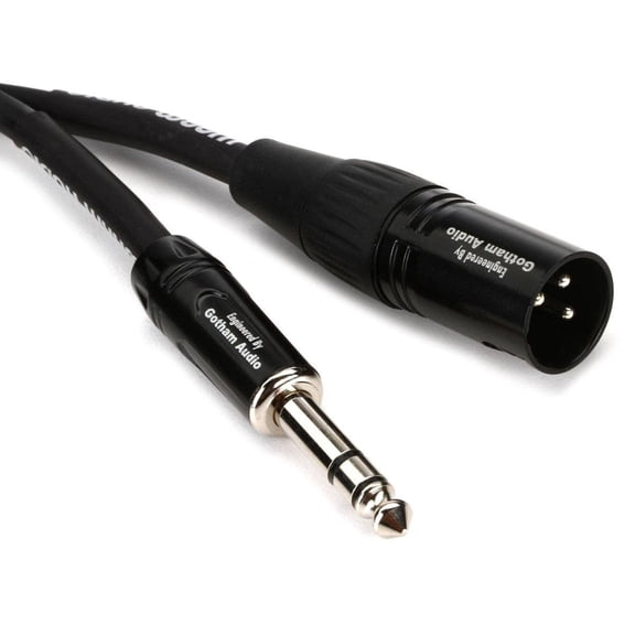 Warm Audio Cables 3720147 6 ft. Pro Series Studio & Live XLR Male to TRS Male Cable
