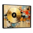 thumbnail image 2 of Designart "Vinyl Records Minimalist Style" Vinyl Records Floater Framed Canvas Art Print, 2 of 5