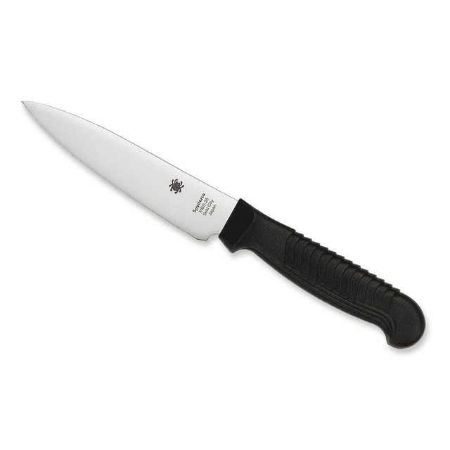 Spyderco Knives Utility Kitchen Knife Cutlery Black MBS-26 Stainless K05PBK Cuchillo