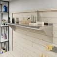 thumbnail image 5 of AmGood 14 in. x 48 in. Stainless Steel Wall Shelf | NSF Certified | Appliance & Equipment Metal Shelving | Kitchen, Restaurant, Garage, Laundry, Utility Room, 5 of 8