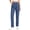Light Blue, variant on High Waisted Jeans for Women Straight Leg Stretchy Pants Elastic Waist Denim Pants with Pockets