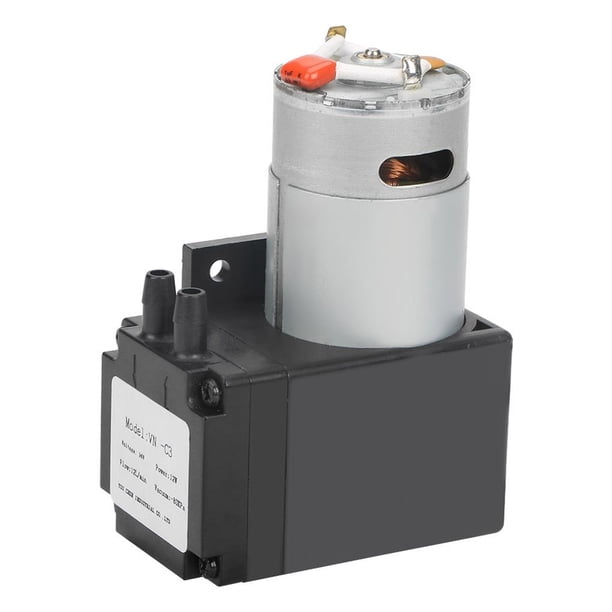 Mini Bomba De Vacío Sin Aceite Pequeña -80Kpa Flujo 10L / Min Para Aire De Gas,Dc24V 12W matsuzay TO003381-00