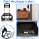 thumbnail image 2 of Diablito De Carga Plegable De Aluminio, Portátil Ajustable Xtellar Color Negro, 2 of 3