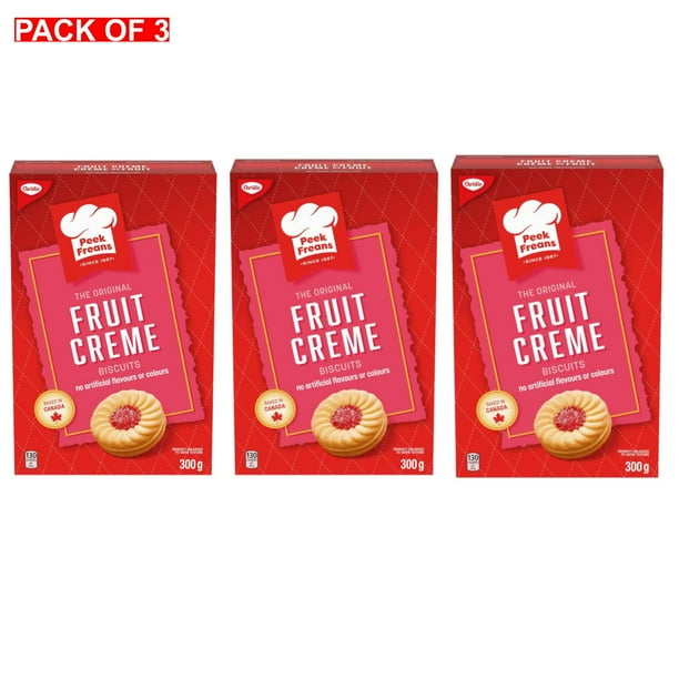 Christie Peek Freans Fruit Creme Biscuits, 1 Box (300g) (Pack of 3) Walmart.ca